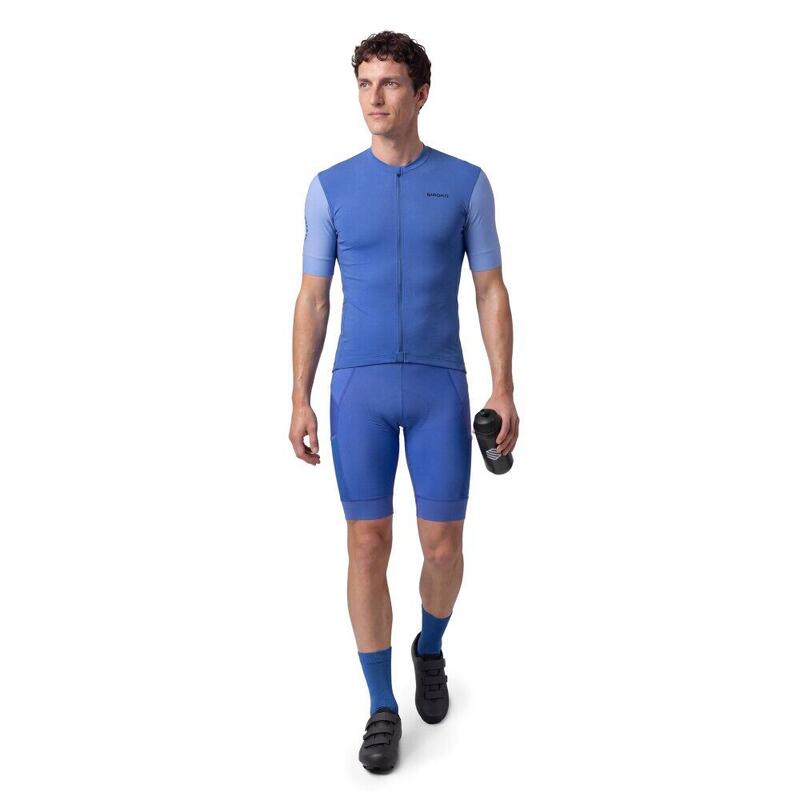 Tricou de cu mânecă scurtă pentru bărbați GM2 Golden Pedals Blue Albastru