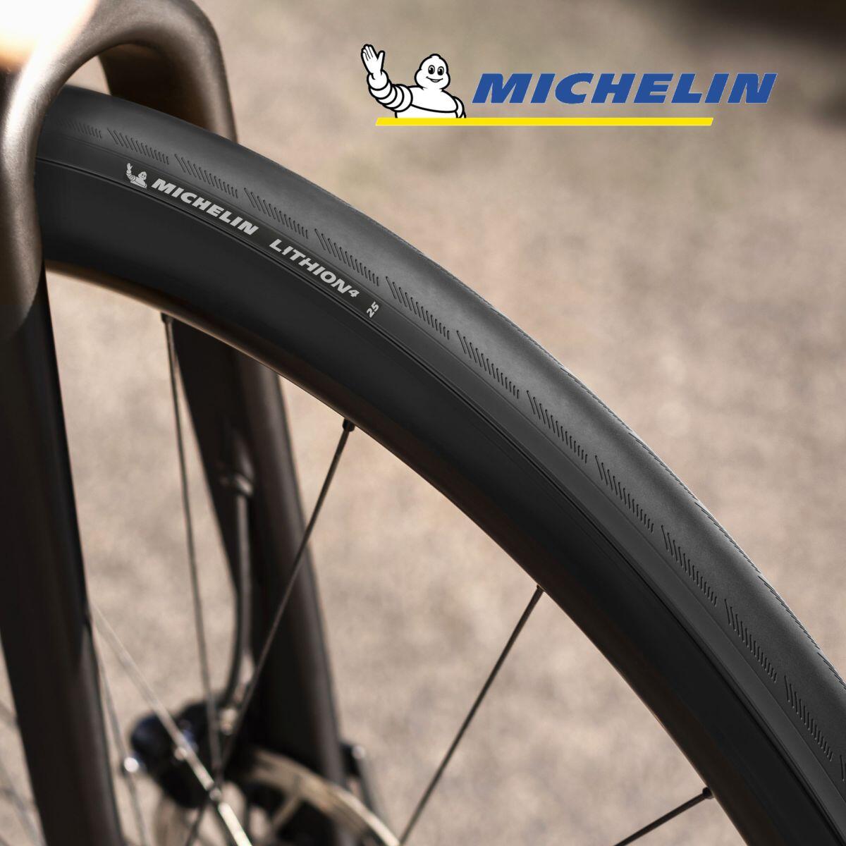 Lot 2 pneus route Lithion 4 700x25C performance adhérence e-bike 6/7
