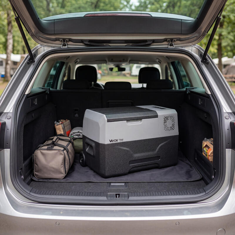 Frigider turistic cu compresor Vayox VA-T35 12/24/230V roți 30L