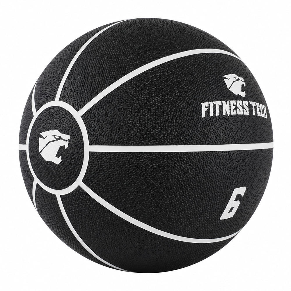 Balón Medicinal con Rebote 6kg | Pelota Wall Ball Fitness Tech 2/4