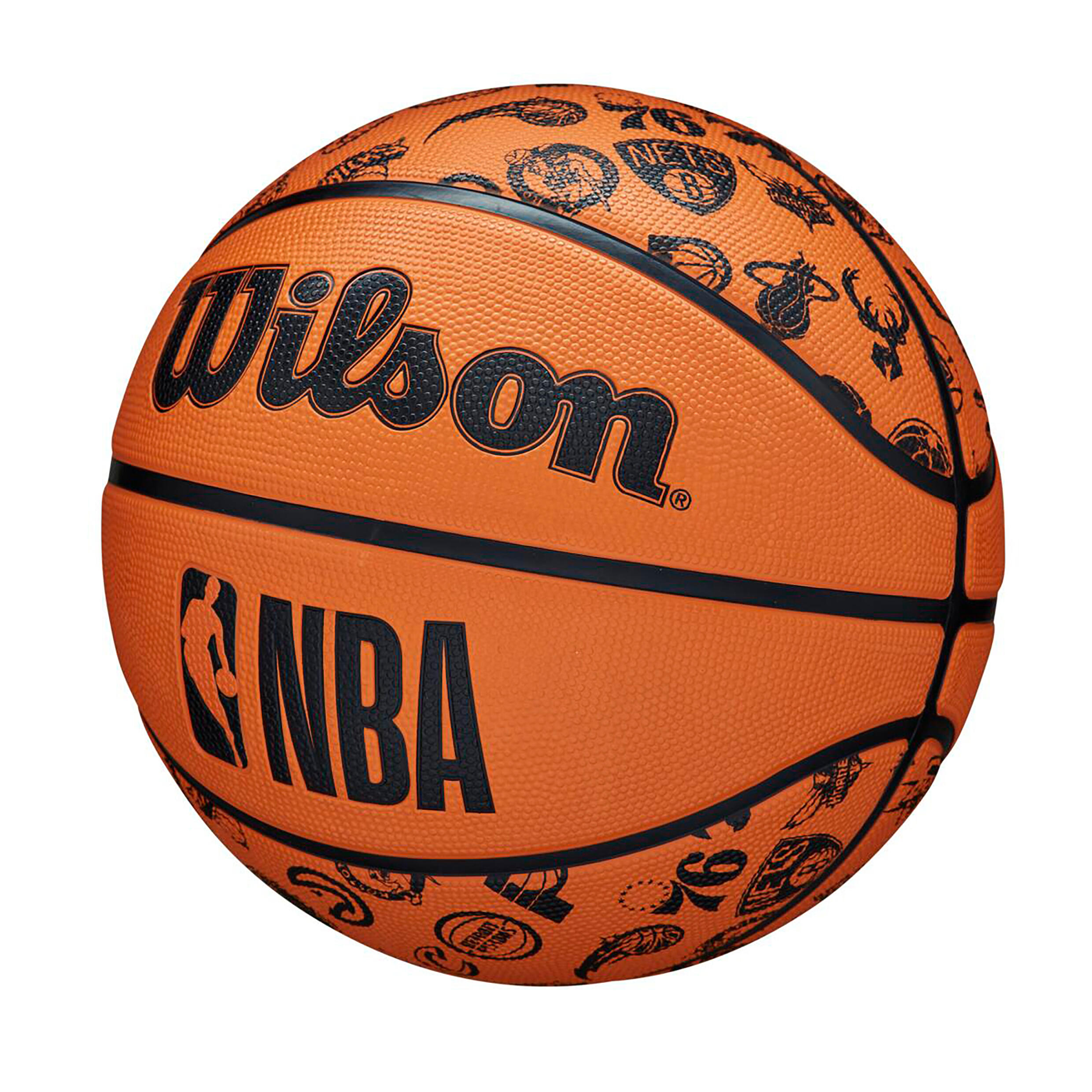 Wilson NBA Basketball All Team Orange/Schwarz, 7. Klasse 3/6