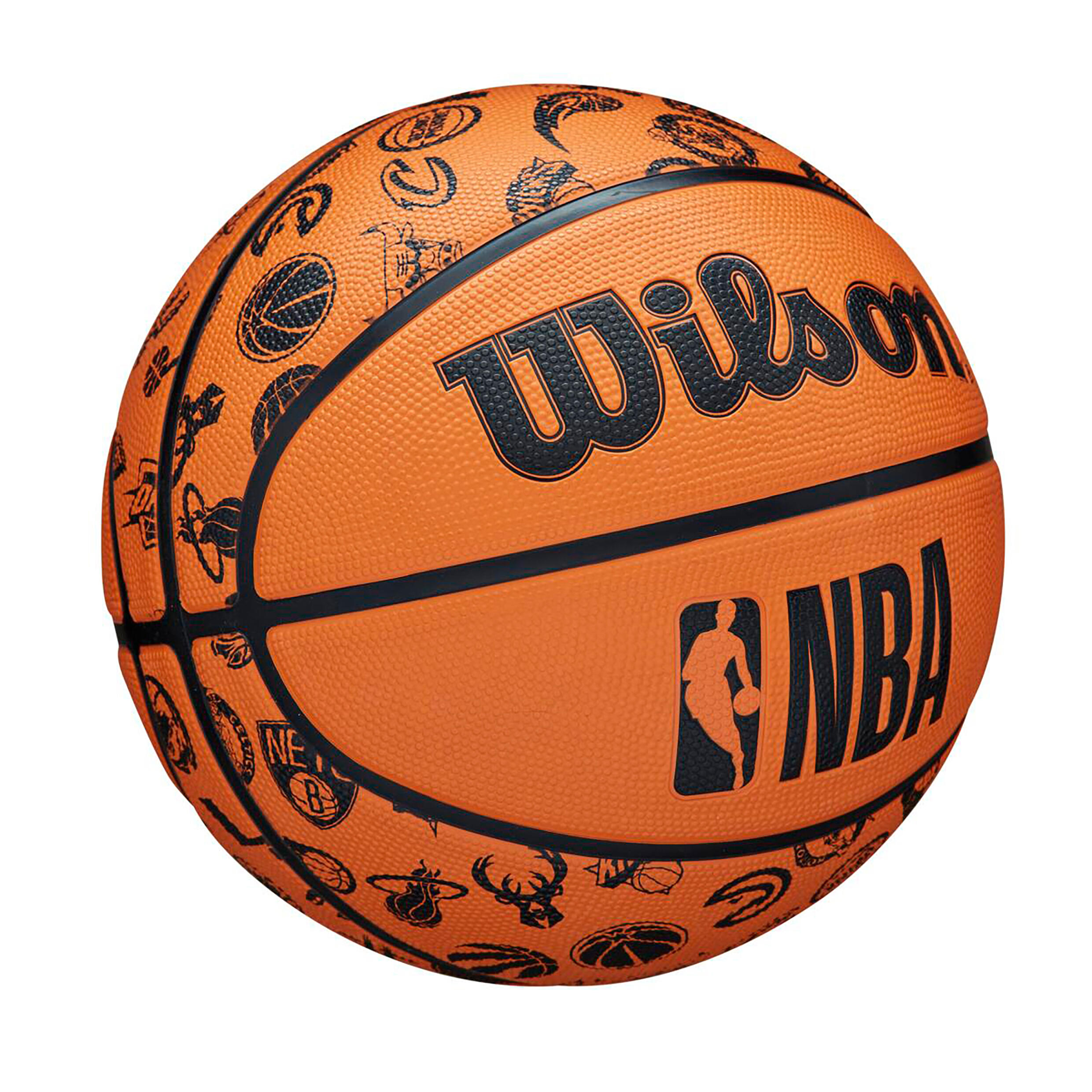Wilson NBA Basketball All Team Orange/Schwarz, 7. Klasse 2/6