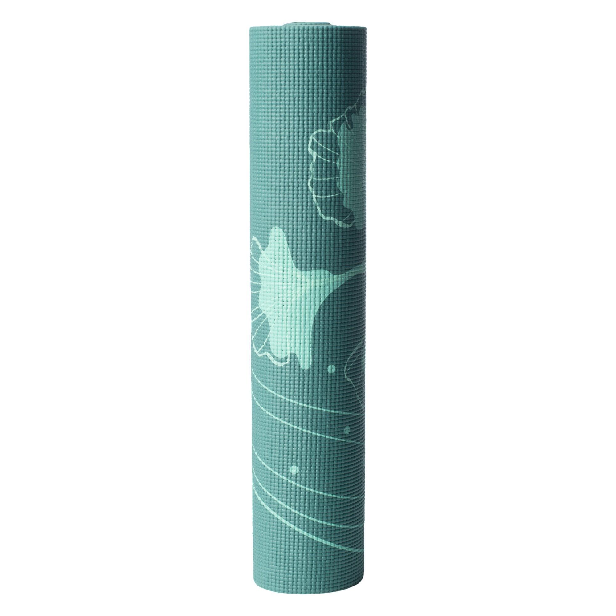 Tapis De Yoga Style Ginkgo (Vieux Vert) Taille unique 2/3