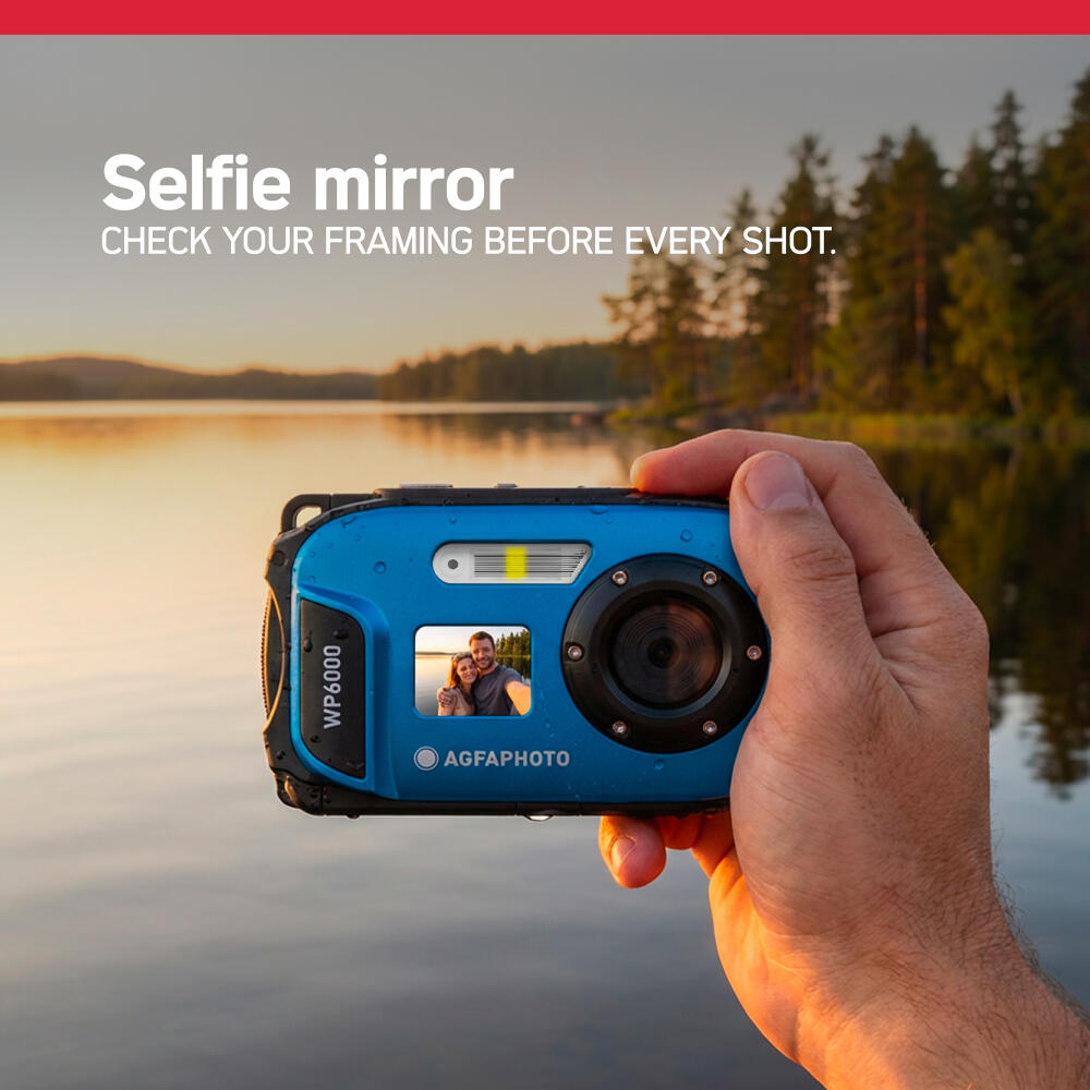 AGFAPHOTO Realikids Cam Waterproof 12MP Appareil photo enfant - Bleu 5/5