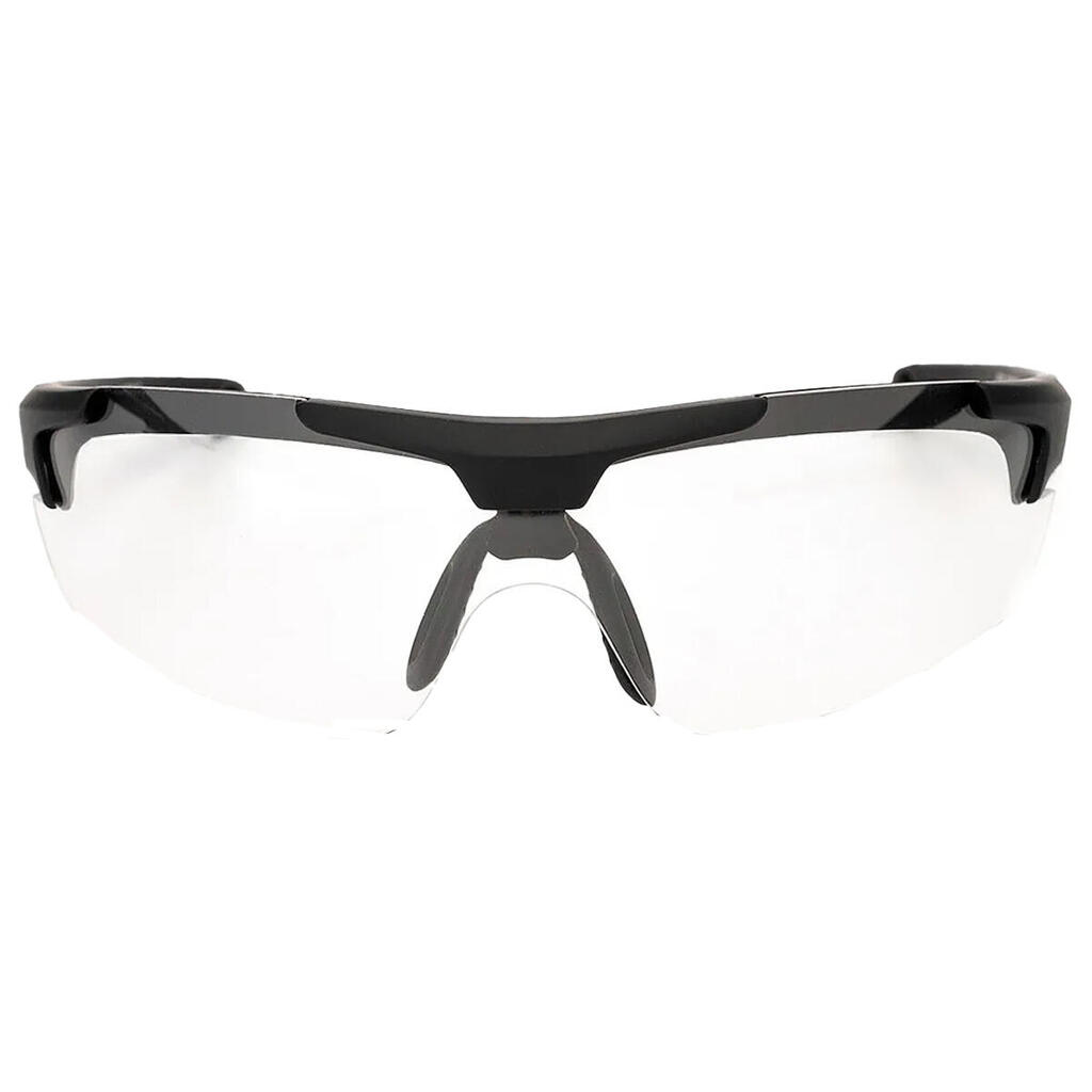 Unisex Adult Madras Sunglasses (Black/Clear)