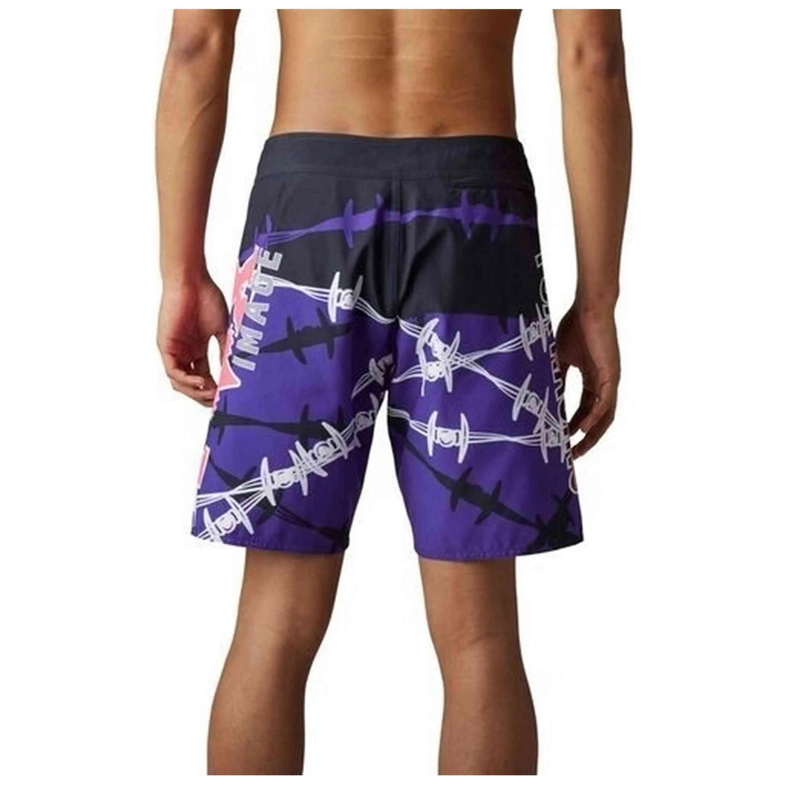 Traje de banho Fox modelo Barbed Wire Boardshorts para unissex 3/5