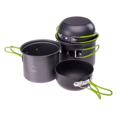 Hike pro pannenset (set van 4) (grijs/zilver)
