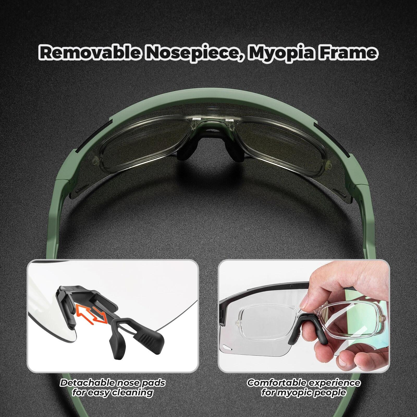ROCKBROS Photochromic Fahrradbrille UV Schutz 3/7