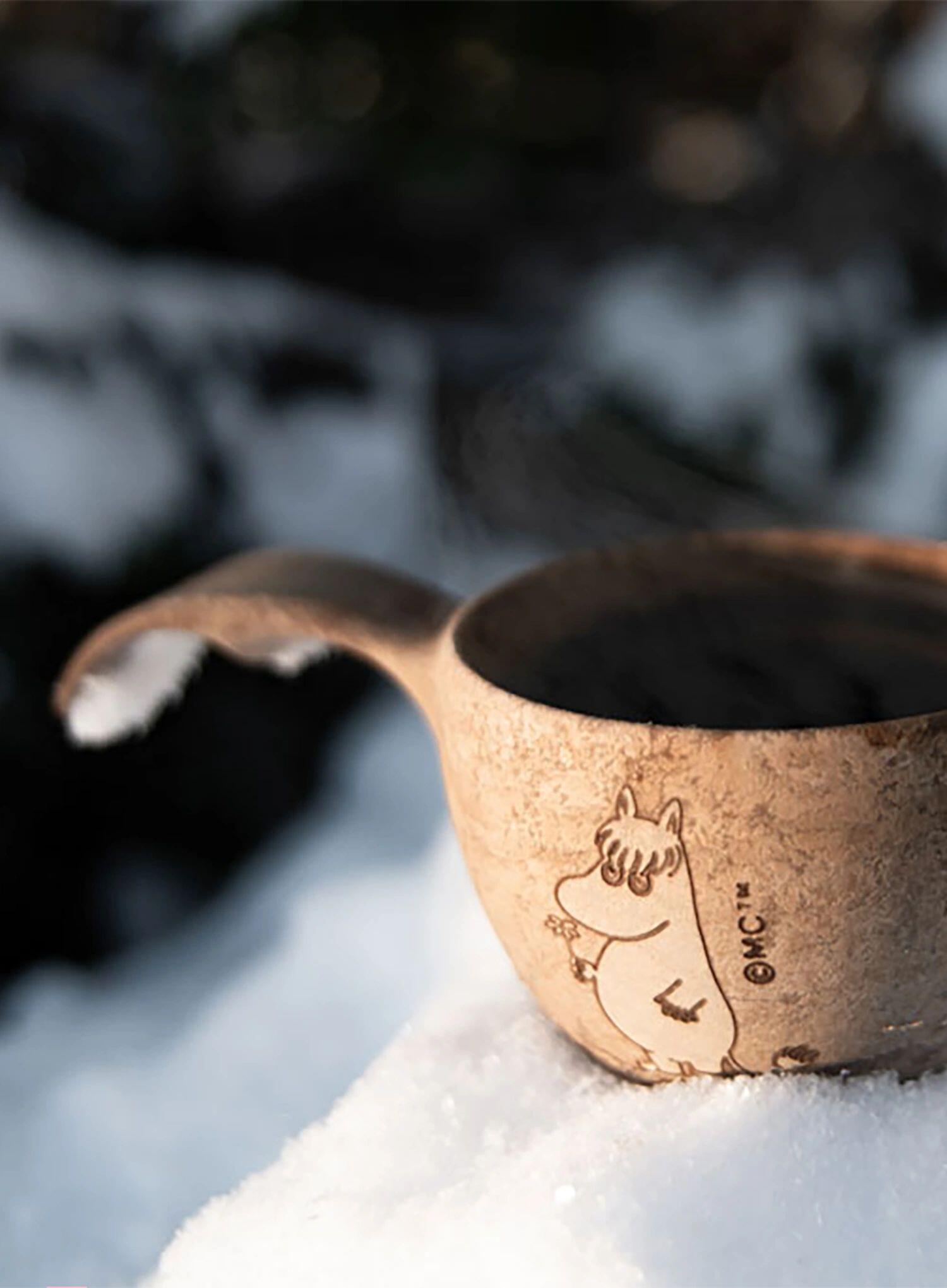 Kubek turystyczny Kupilka 21 Moomin Snorkmaiden (0,21 l) - brown 3/4