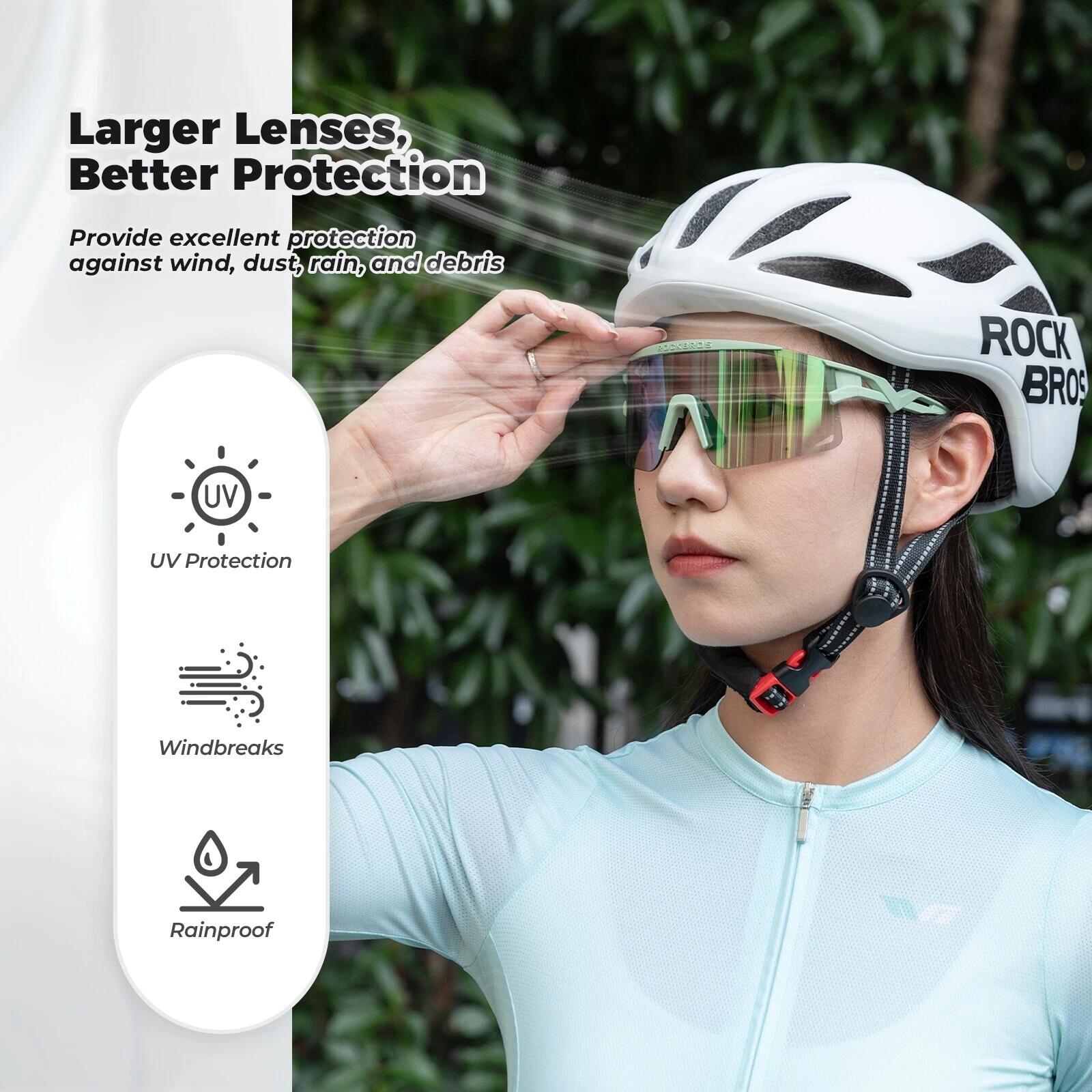 ROCKBROS Photochromic Fahrradbrille UV Schutz 6/7