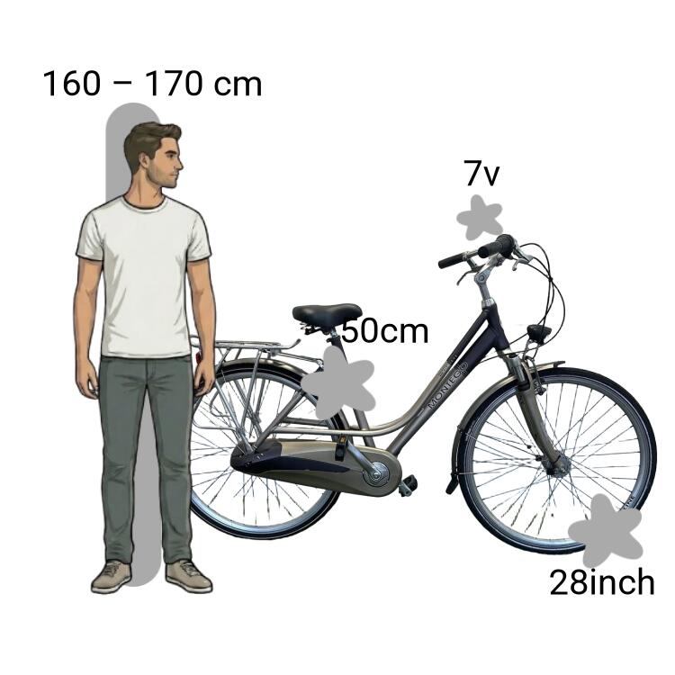 Bicicleta usada Montego Society 2/4
