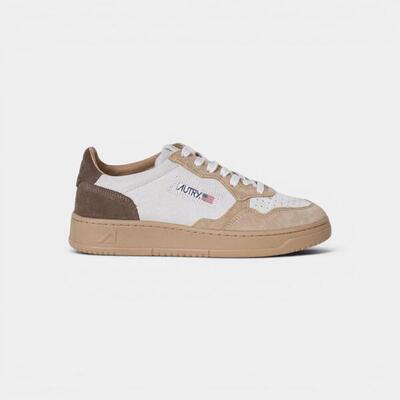 Autry medalist low beige brown (women's)
