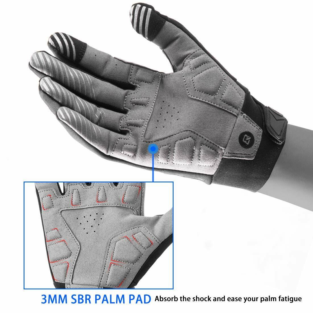 ROCKBROS Fahrrad Handschuhe Vollfingerhandschuhe Touchscreen 3/7