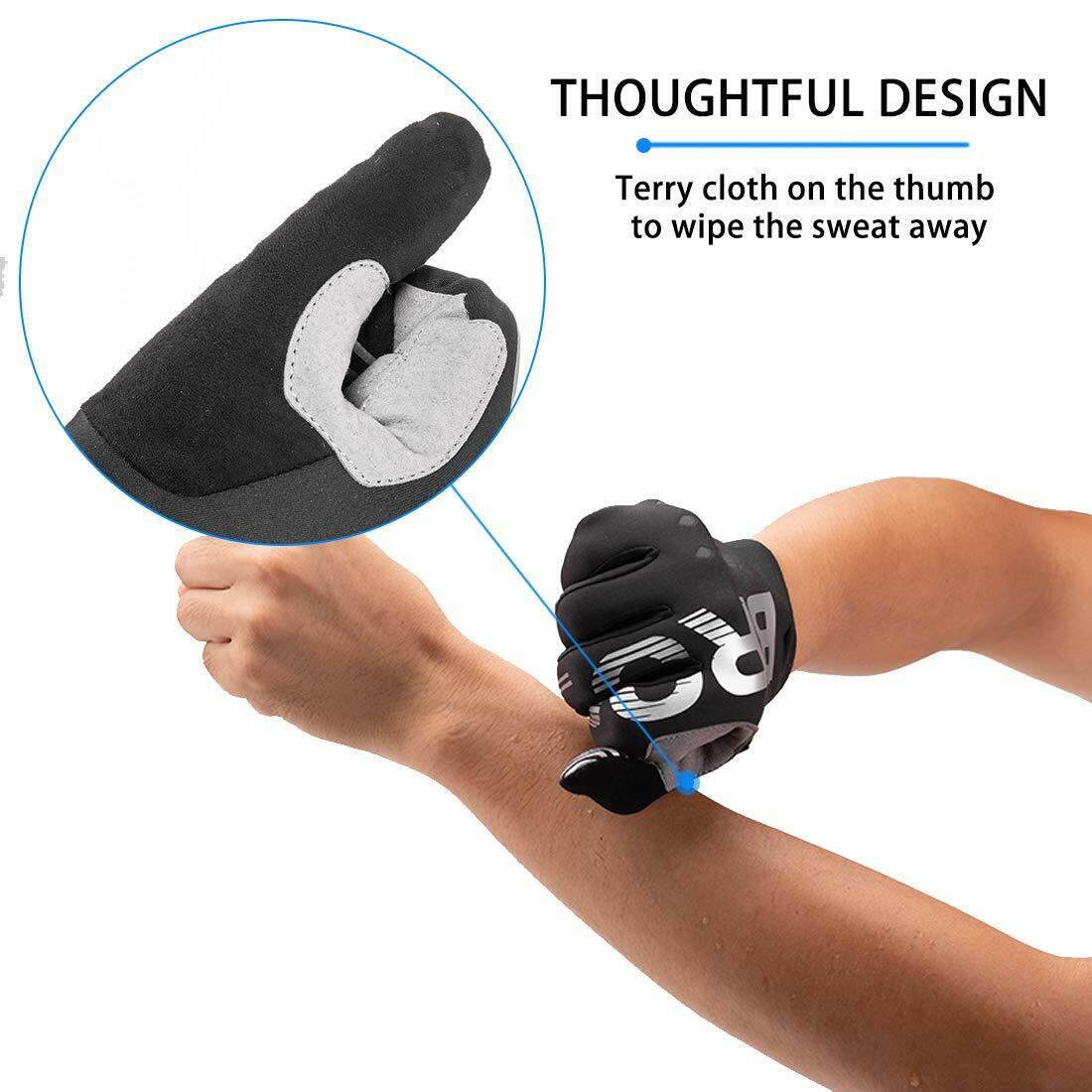 ROCKBROS Fahrrad Handschuhe Vollfingerhandschuhe Touchscreen 5/7