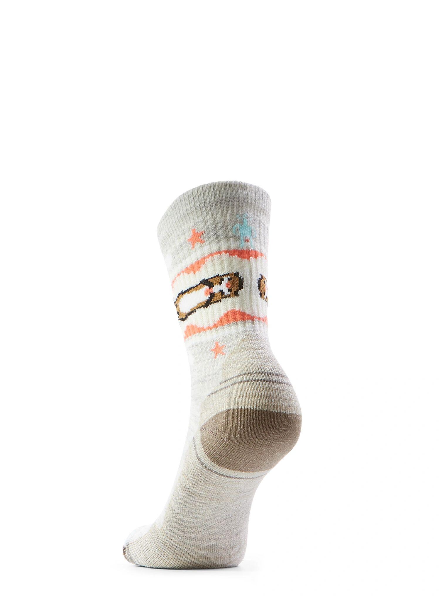 Skarpety turystyczne damskie Smartwool Hike Light Cushion Otter Float Crew Socks 3/3