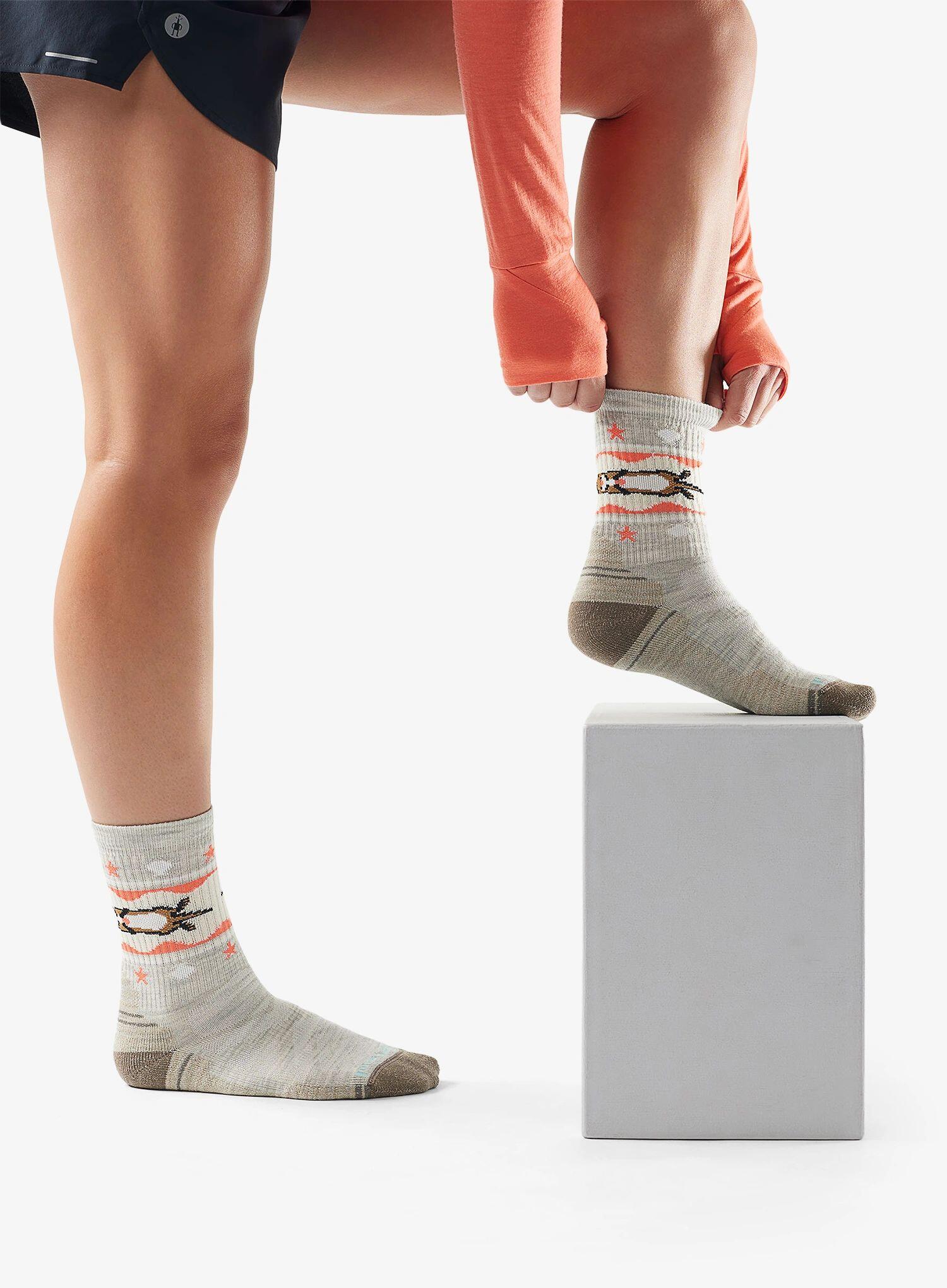 Skarpety turystyczne damskie Smartwool Hike Light Cushion Otter Float Crew Socks 2/3