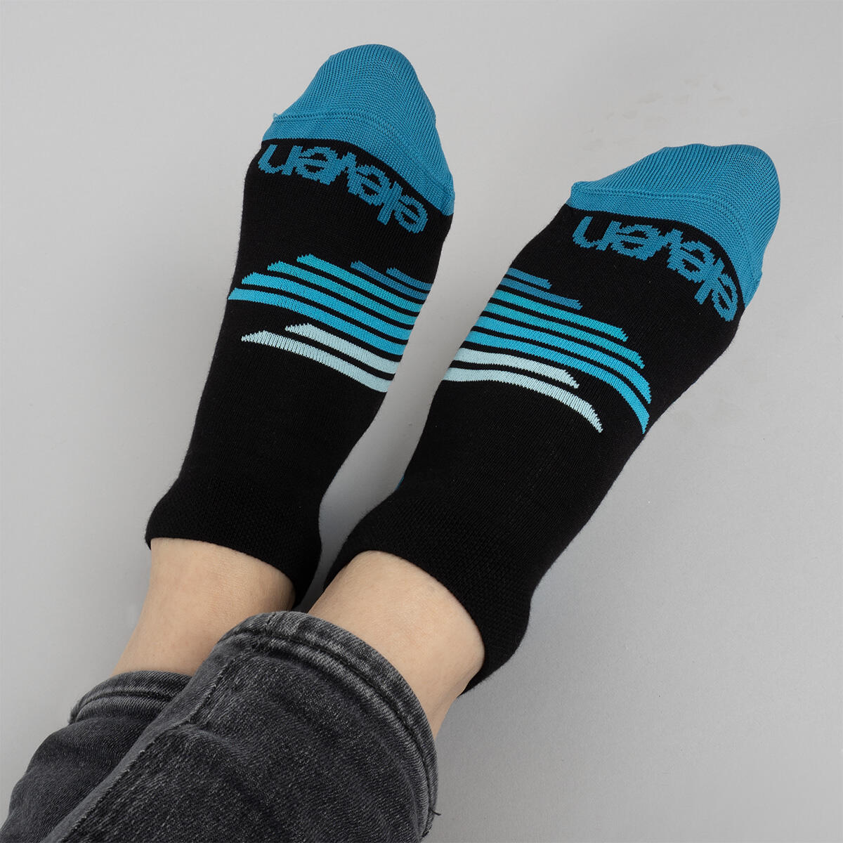 Knöchelsocken Eleven Luca Drift - schwarz/blau 2/4