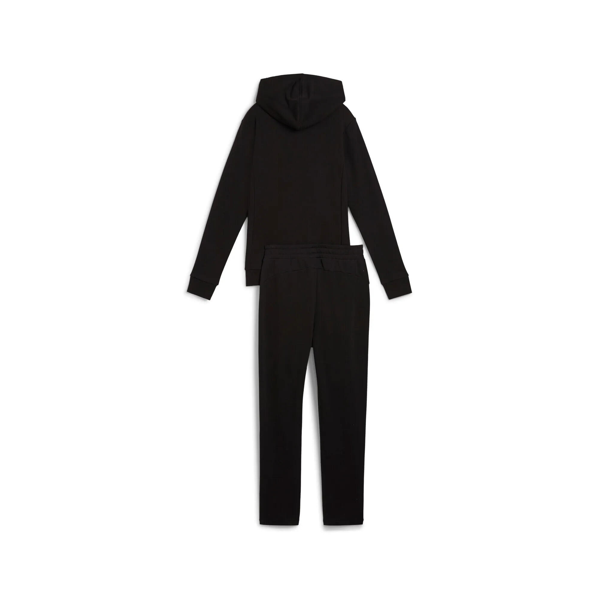 Trainingsanzug Puma Metallic Hooded Sweat Suit Tr Op, Schwarz, Damen 8/13