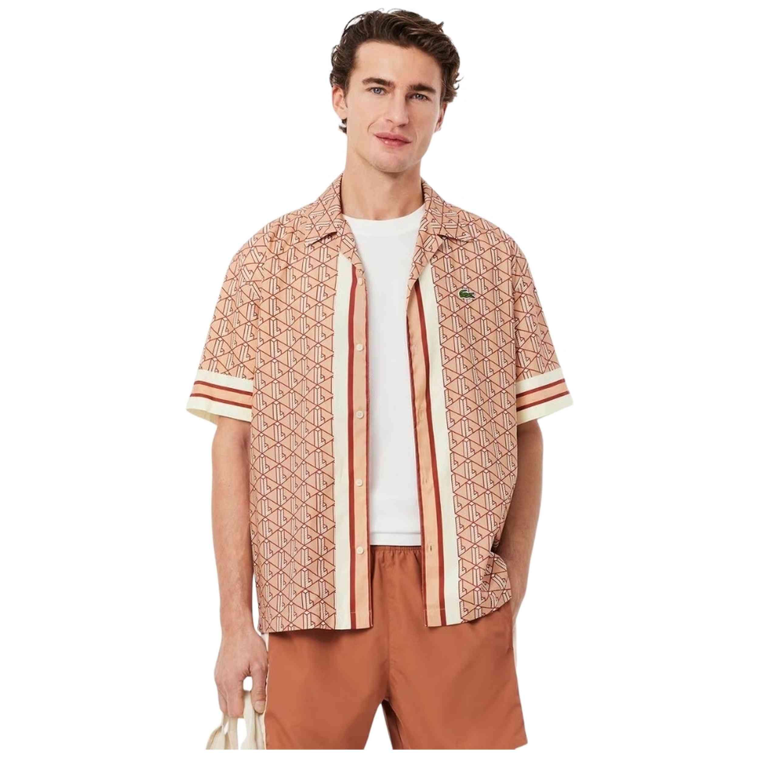 Camicia Lacoste modello CH9094-00-GIQ-RED per uomini 2/5