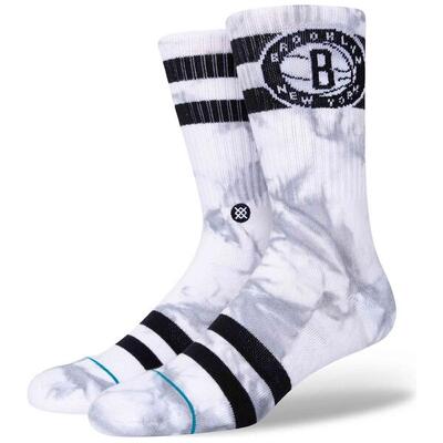Sokken stance model casual nba nets dyed crew socks "grey" voor unisex