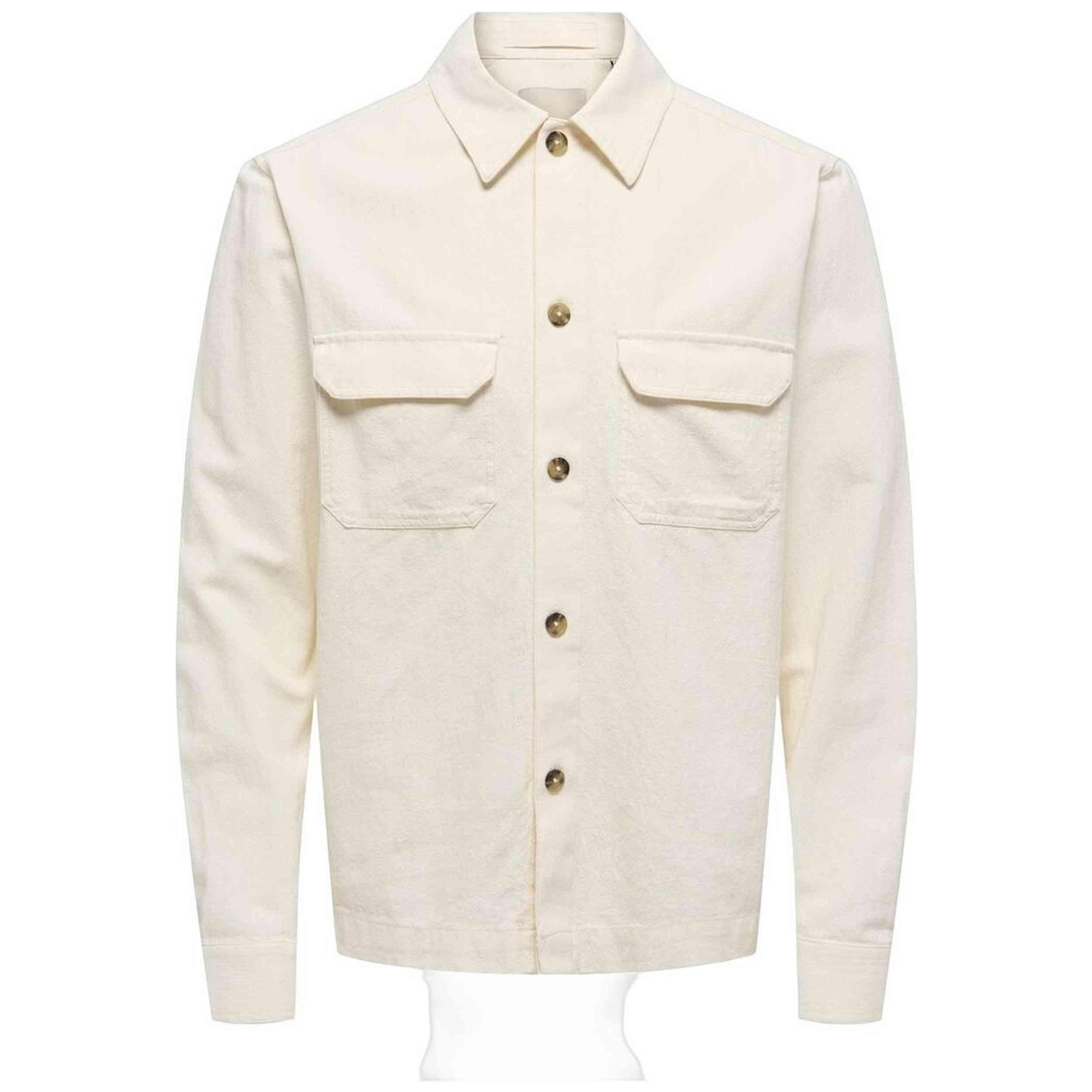 Chemise Only & sons modèle 22036379-GARDENIA pour homme 1/3