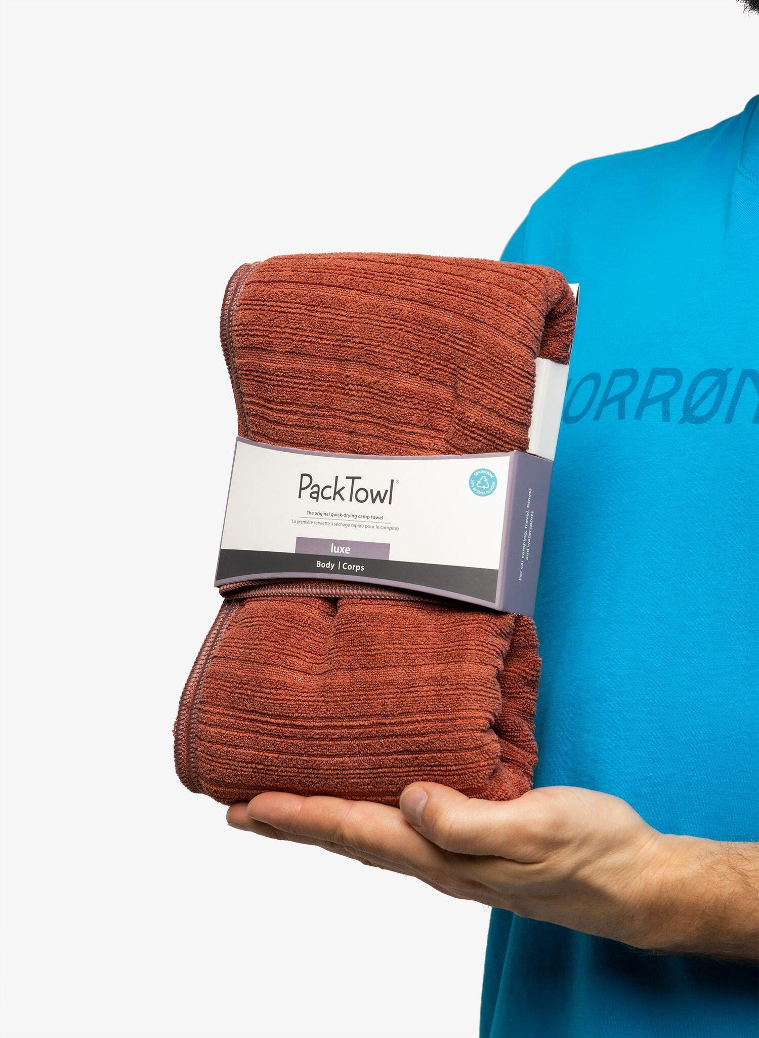 Ręcznik szybkoschnący PackTowl Luxe Body - terracotta 3/3