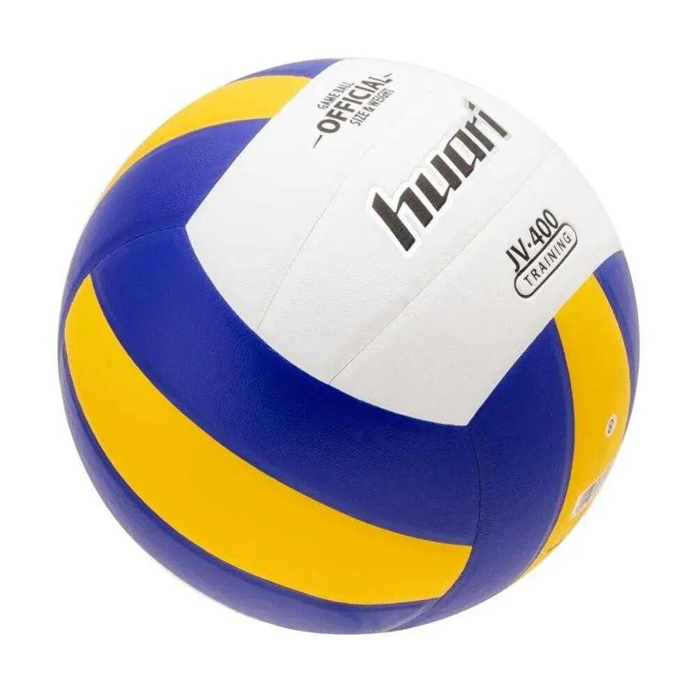 Ballon De Volleyball Motif/style Contrasté SILES (Blanc / Bleu / Jaune) Taille 5 2/2