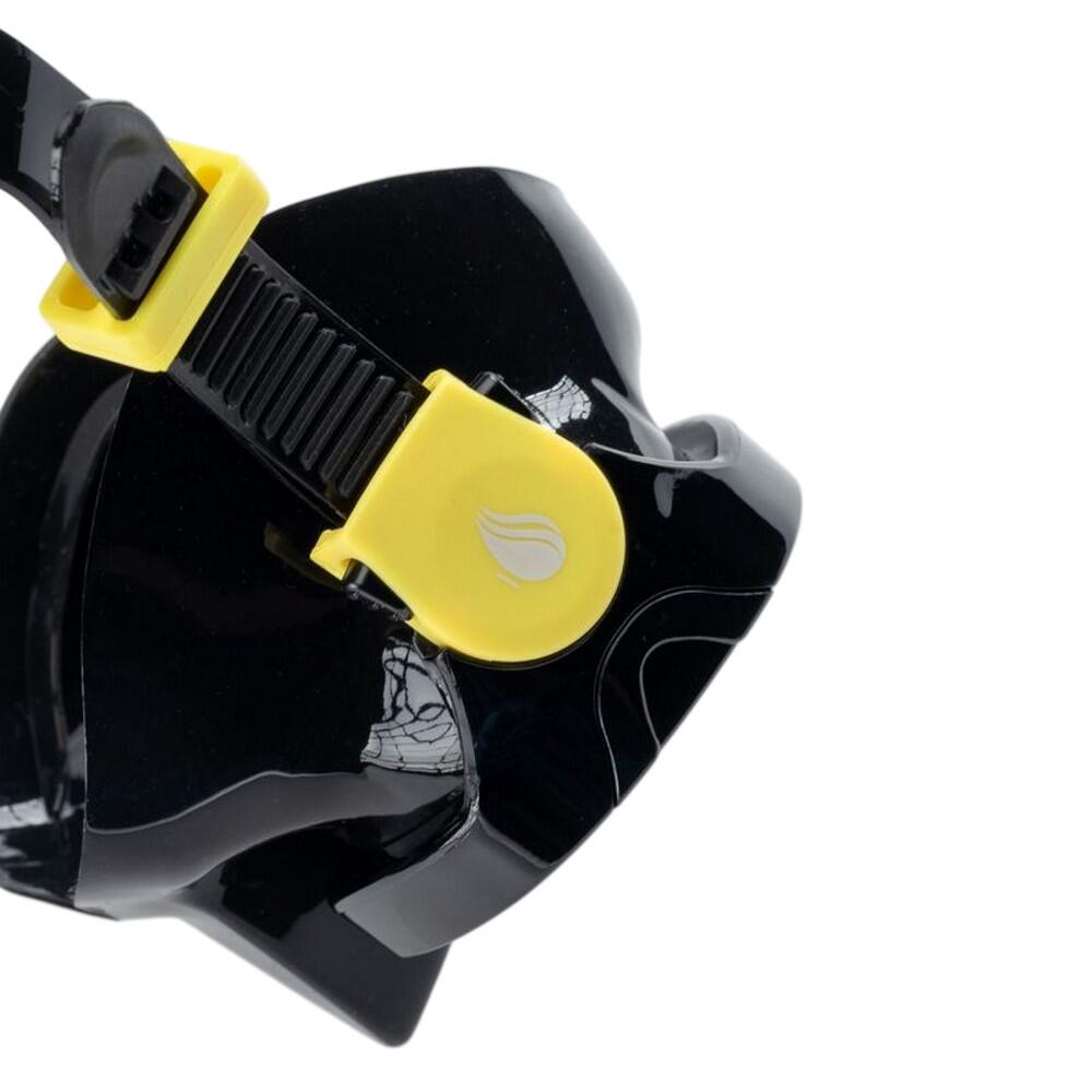 Gafas de Buceo Naale para Niños/Niñas Negro, Amarillo 2/4