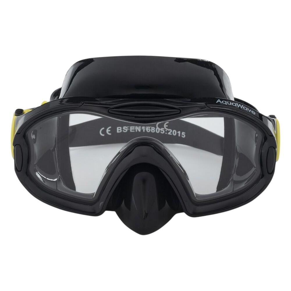 Gafas de Buceo Naale para Niños/Niñas Negro, Amarillo 4/4