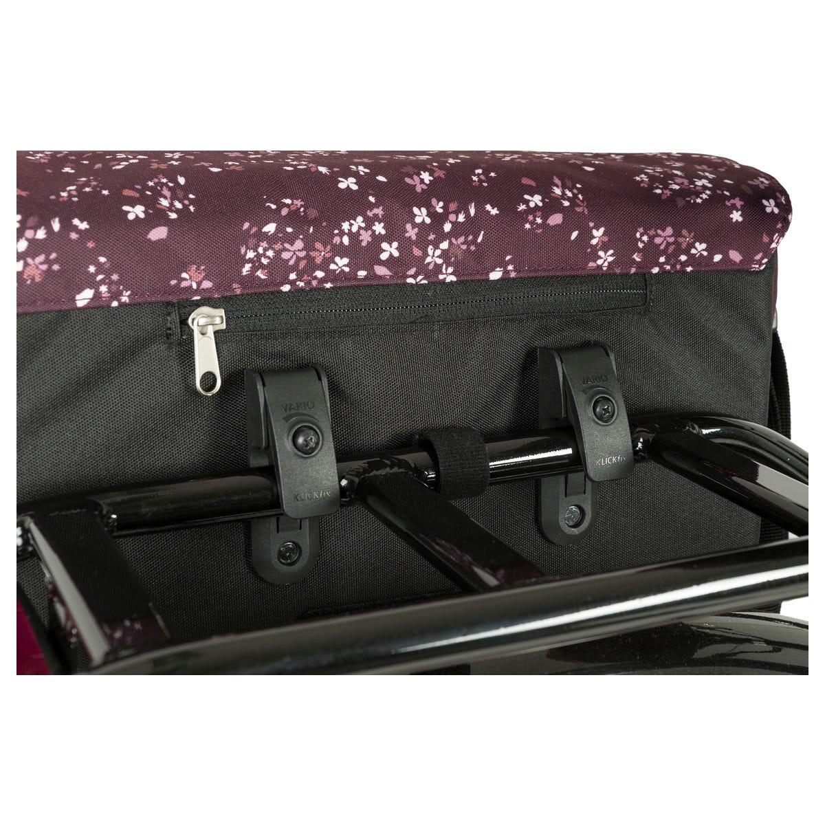 Fastrider NARA Enkel Fietstas Trend MINI FLOWER/AUBERGINE 3/7