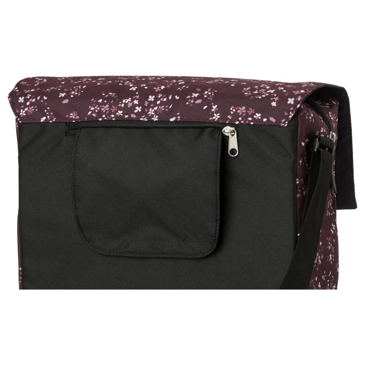 Fastrider NARA Enkel Fietstas Trend MINI FLOWER/AUBERGINE 6/7