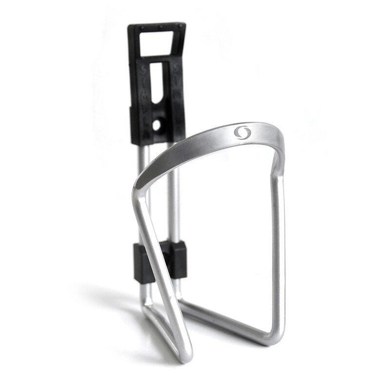 Koszyk bidonu rowerowego Simpla ALU STAR srebrny aluminiowy