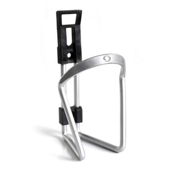 Koszyk bidonu rowerowego Simpla ALU STAR srebrny aluminiowy