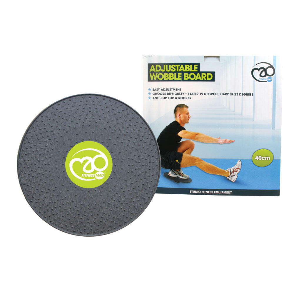 Adjustable Wobble Board (Grey) One Size 2/2