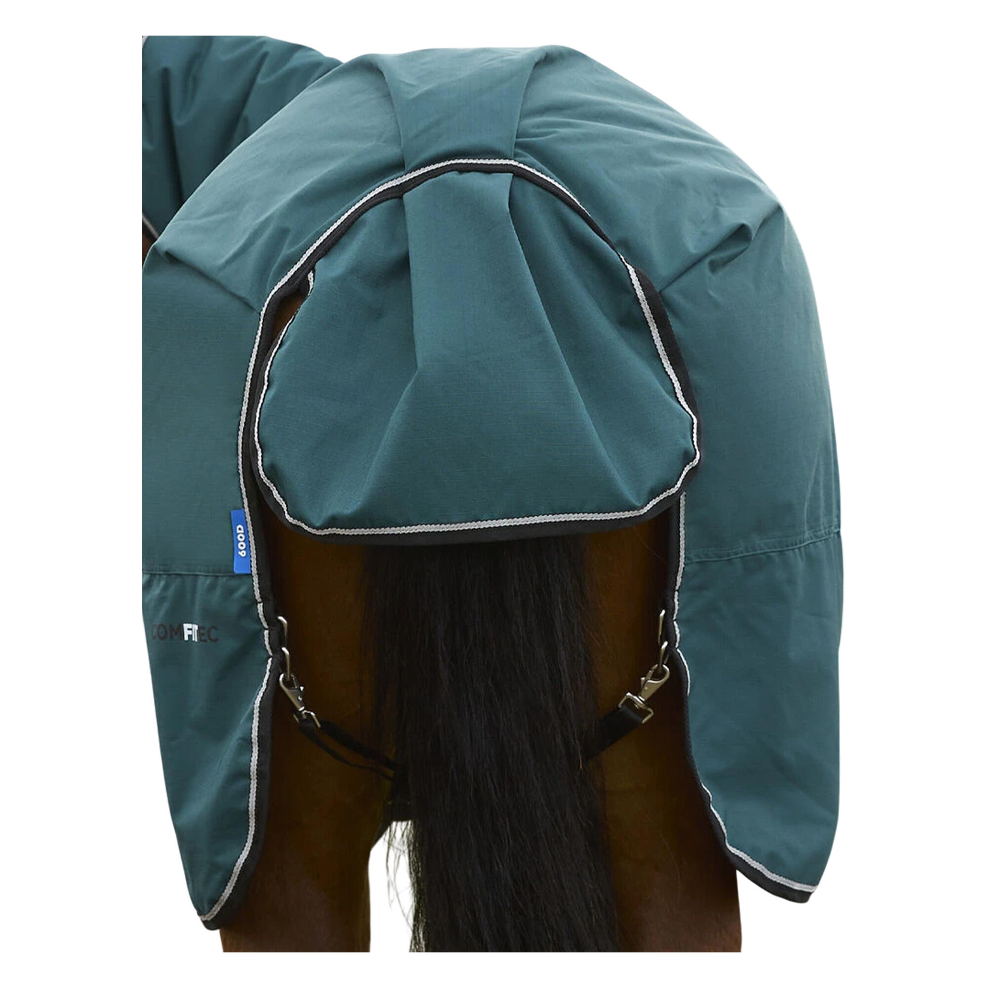 "Comfitec Classic 50G" Standard Pferdedecke Damen und Herren Tannengrün/Schwarz 2/3