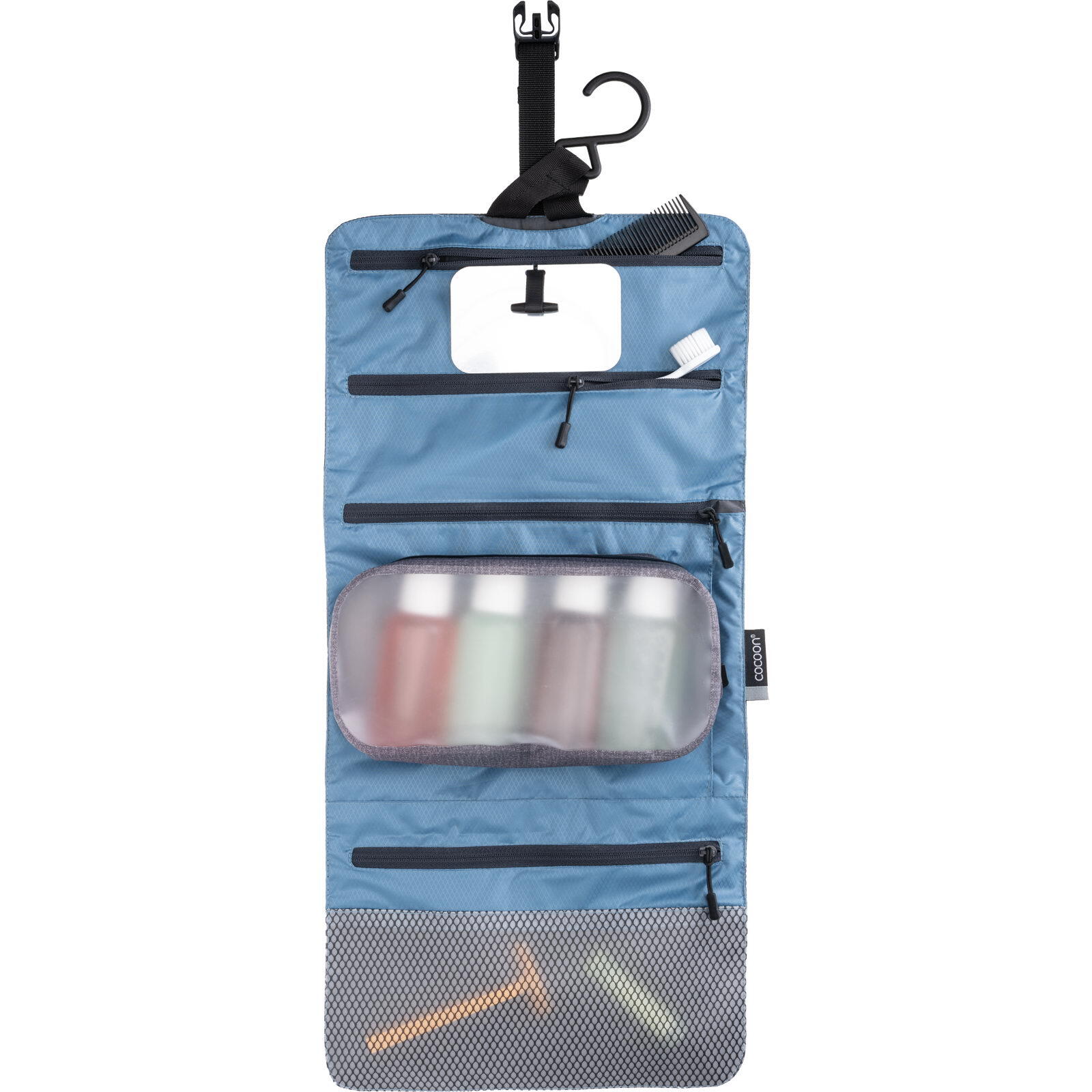 Kulturbeutel Hanging Toiletry Kit Minimalist Light phantom black-ash blue 2/7