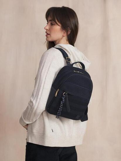 Sac a dos Femme - JAZABAG Bleu Marine