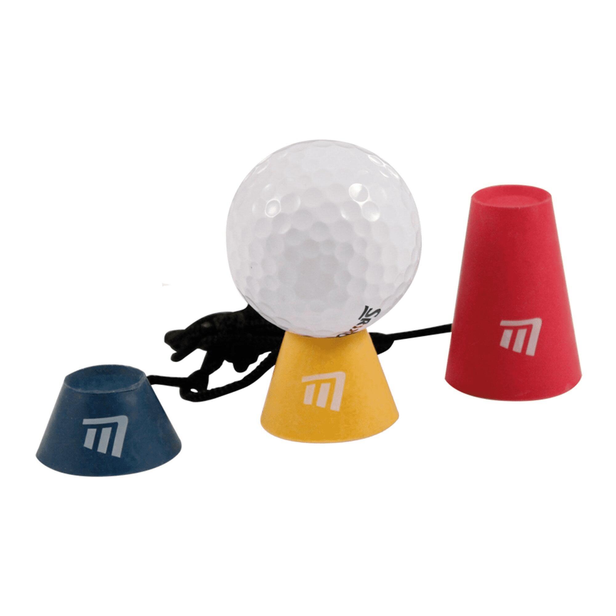 Golf Tees "Jumbo Pyramid" Damen und Herren Rot/Gelb/Blau 3/3