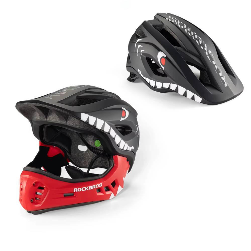 Kask rowerowy dziecięcy z odpinana szczęką 2w1 ROCKBROS TT-3200 OFF-ROAD 3/7