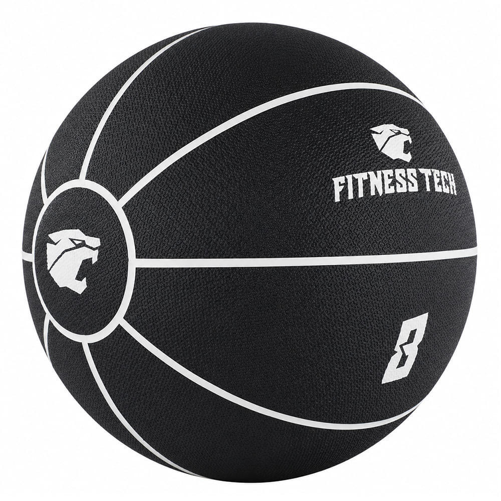Bola Medicinal com Rebote 8 kg | Bola Wall Ball Fitness Tech 2/4