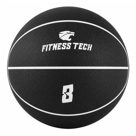 Ballon médicinal avec rebond 8 kg | Ballon Wall Ball Fitness Tech