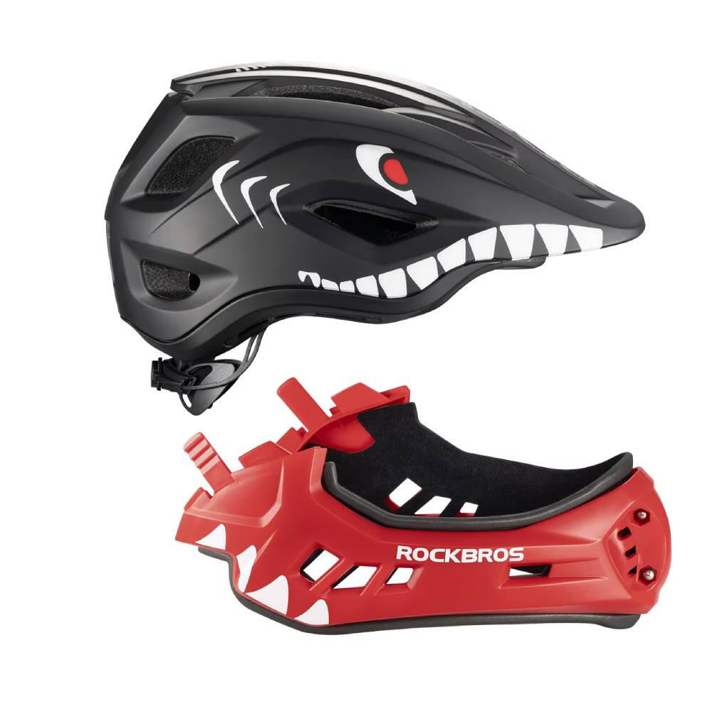Kask rowerowy dziecięcy z odpinana szczęką 2w1 ROCKBROS TT-3200 OFF-ROAD 4/7