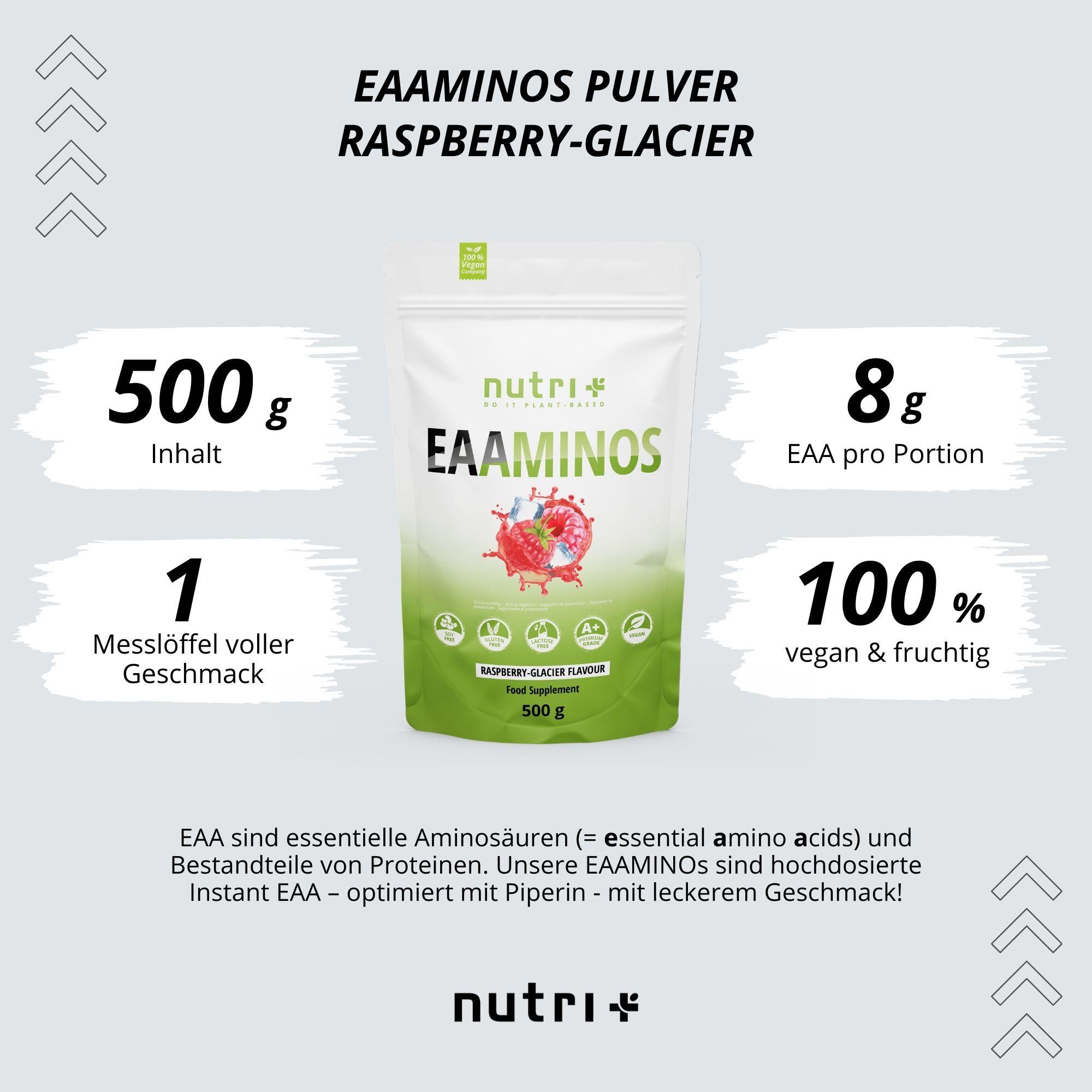EAA Instant Powder 500 g - Raspberry Glacier 3/5