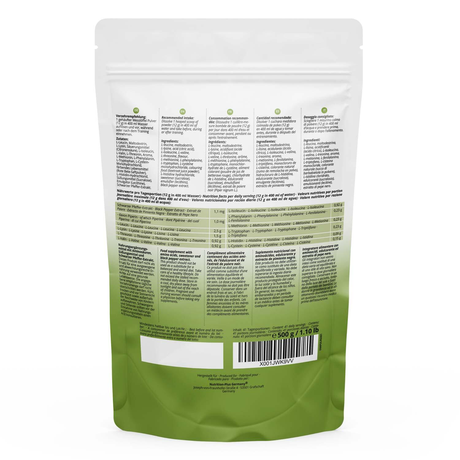 EAA Instant Powder 500 g - Raspberry Glacier 2/5