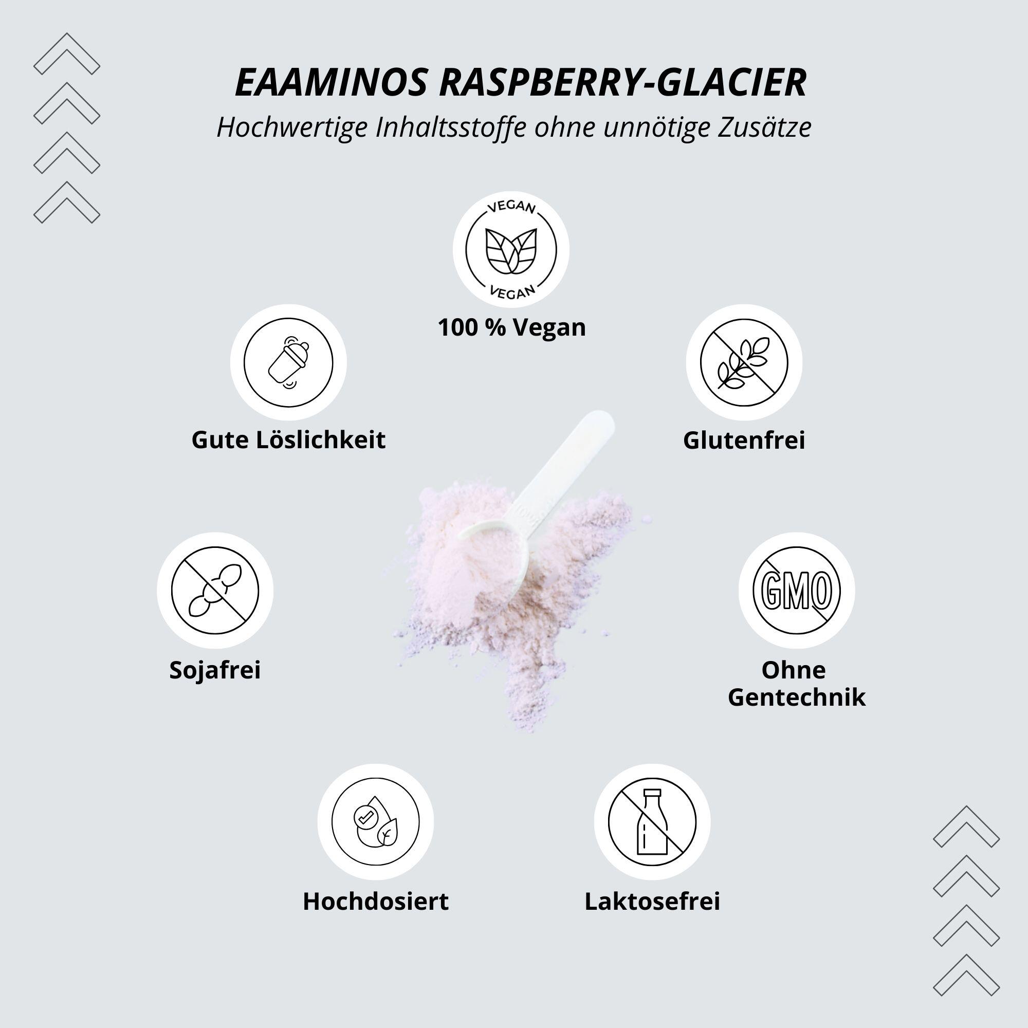 EAA Instant Powder 500 g - Raspberry Glacier 4/5