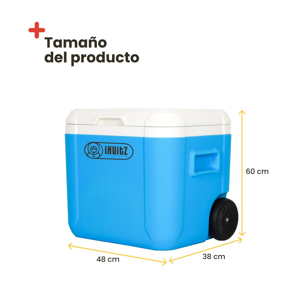 Frigorífico Portátil com Rodas 52L Azul – INUITZ Island Roller 2/5