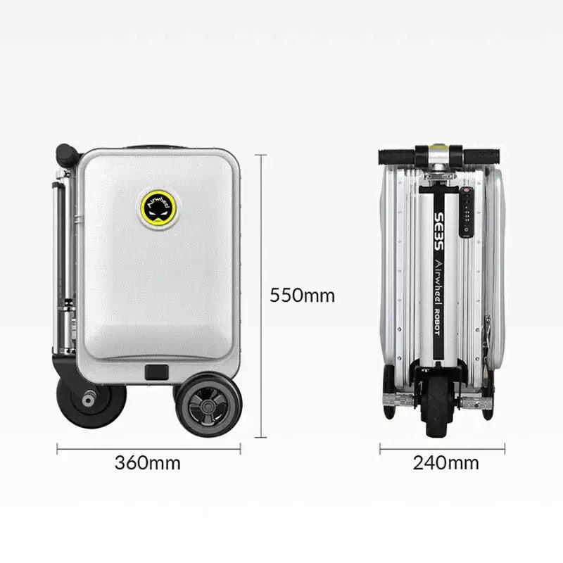 Airwheel SE3 Elektrische Rijdende Koffer – Zilver 3/5