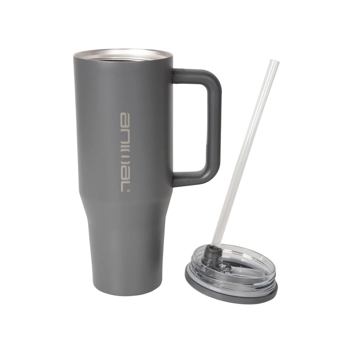 Trinkbecher, Reise, 1,1 L Damen und Herren Grau 4/4