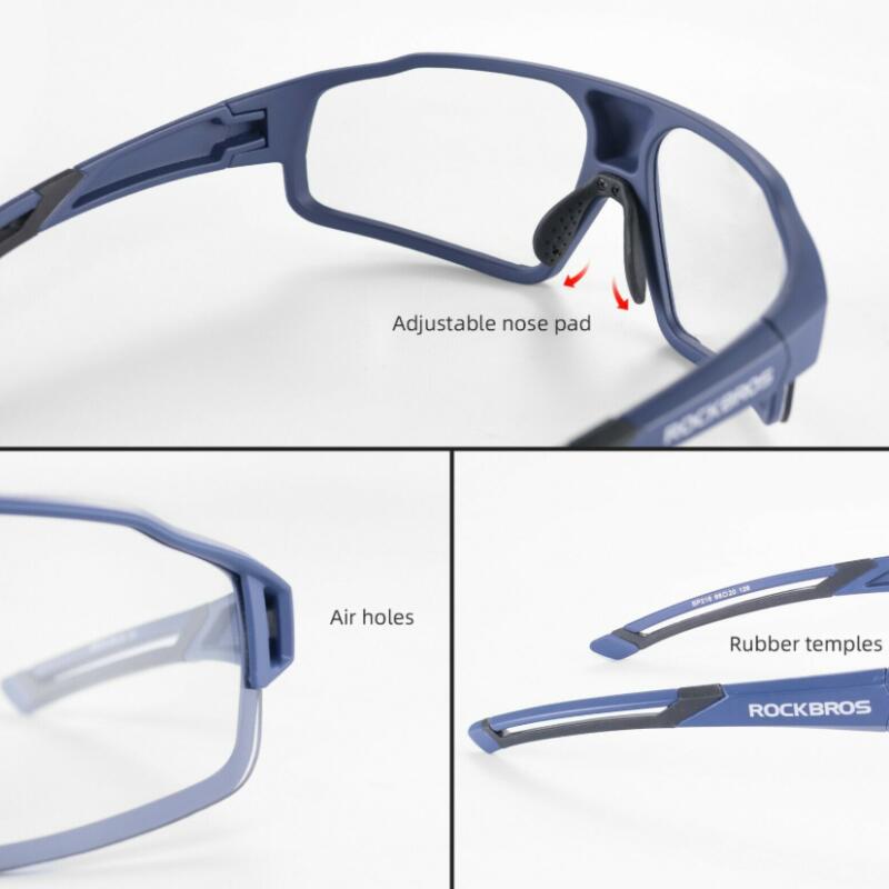 Okulary rowerowe / sportowe fotochrom ROCKBROS (SP216BL) 4/7