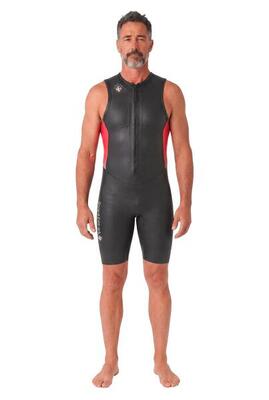 1/1 voorzijde rits performer - short john longe cote man
